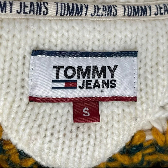 TOMMY FAIR ISLE SWEATER SMALL - Picture 14 of 16